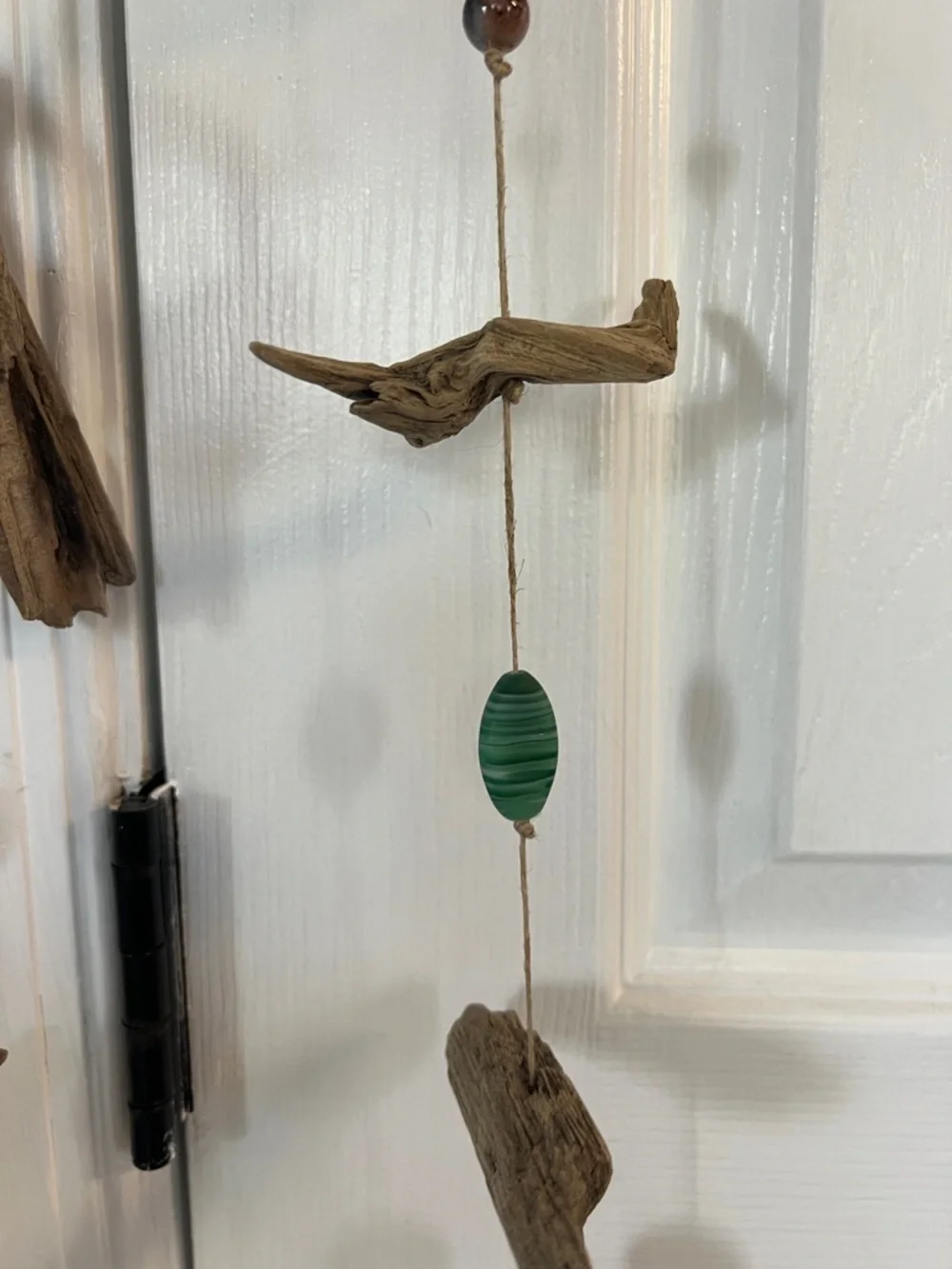 Wind hanging decor handmade using driftwood and fro Potomac River - Picture 15 of 15